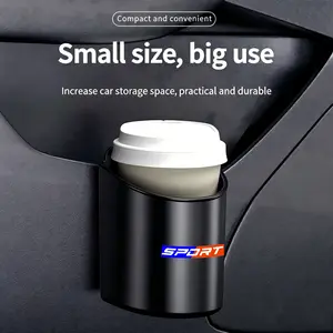 Multi-Functional Car Cup Holder, Universal Back Seat Storage Box, Portable Beverage Rack, Car Accessories Organizer for Water Bottles and Small Items