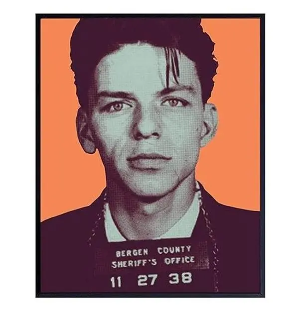 Frank Sinatra Mugshot Poster Frank Sinatra Mugshot Poster