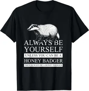 100% Cotton Honey Badger T-Shirt