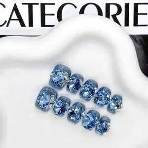 Press-On Nails with Adhesive Tabs for Easy Application and Removal Reusable and Gentle on Nails Perfect for Beginners or Short-Term Wear