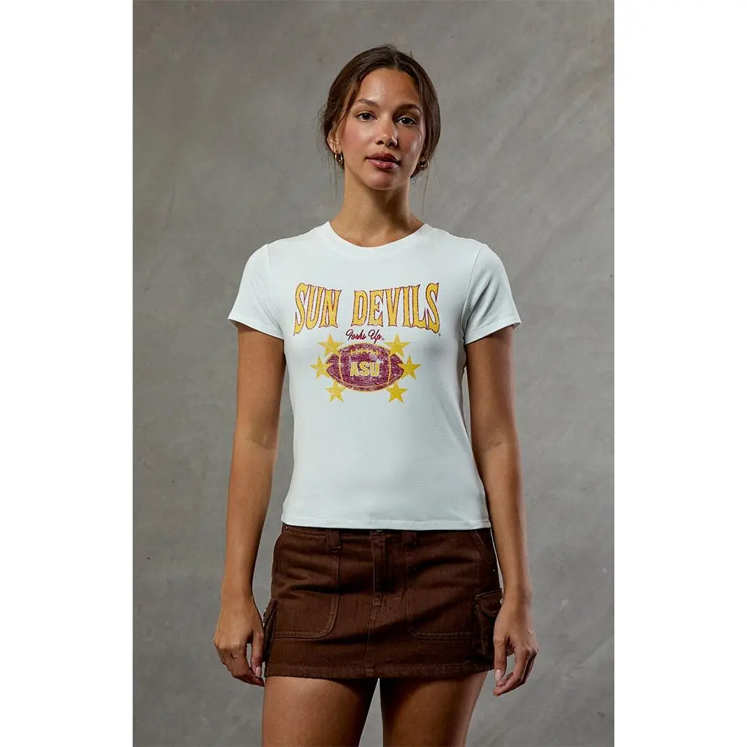 WILD COLLECTIVE Women's ASU Sun Devils Skimmer T-Shirt