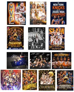 Champions NEW YORK KNICKS 2026 Basketball Wall Art Poster HD Print Unframed Aesthetic Room Home House Modern Wall Decor Trendy Gift.