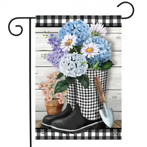 Checkered Boots Flag