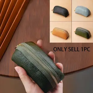 Women'S Wallet & Key Holder, Slim Wallet with Golden-Tone Hardware, Zipper Closure, Travel Organizer with Card Slots, Cute Wallet, Stylish Wallet, Minimalist Wallets