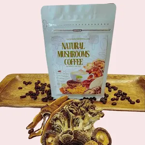 Natural Mushroom Coffee - Refreshing Beverage with Natural Mushroom Flavor - Bean
