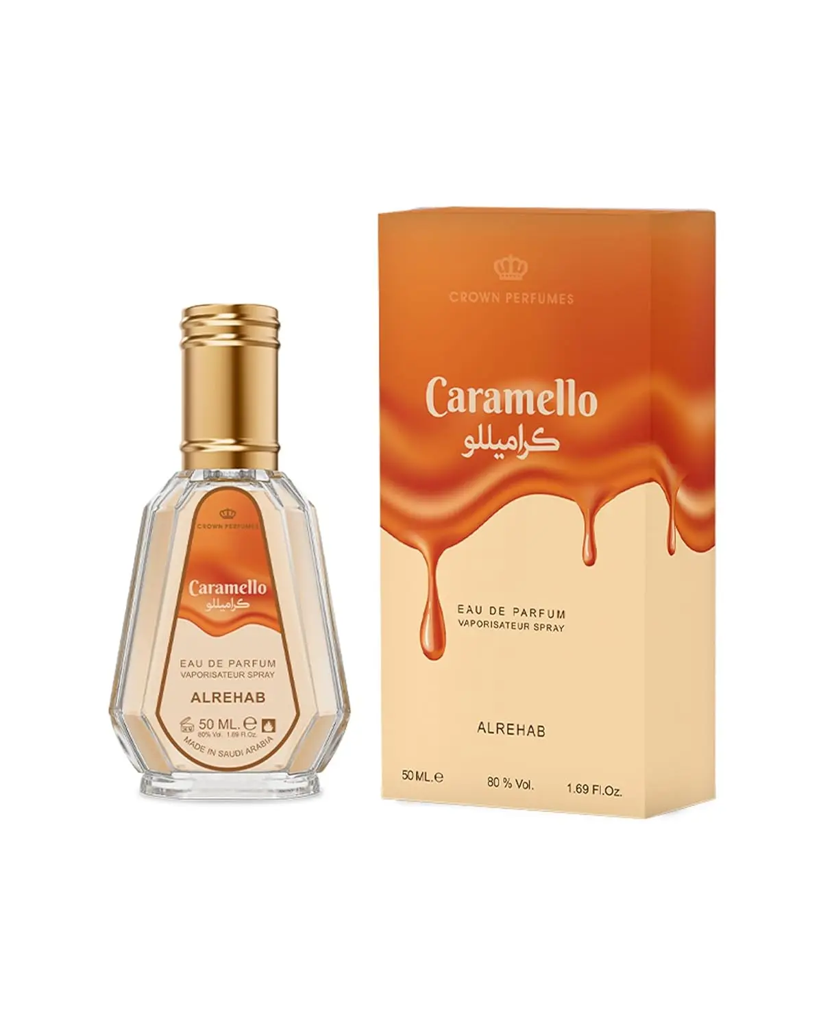 Salted Caramel Vanilla Gourmand Perfume 50ml — Unisex Sweet Scent
