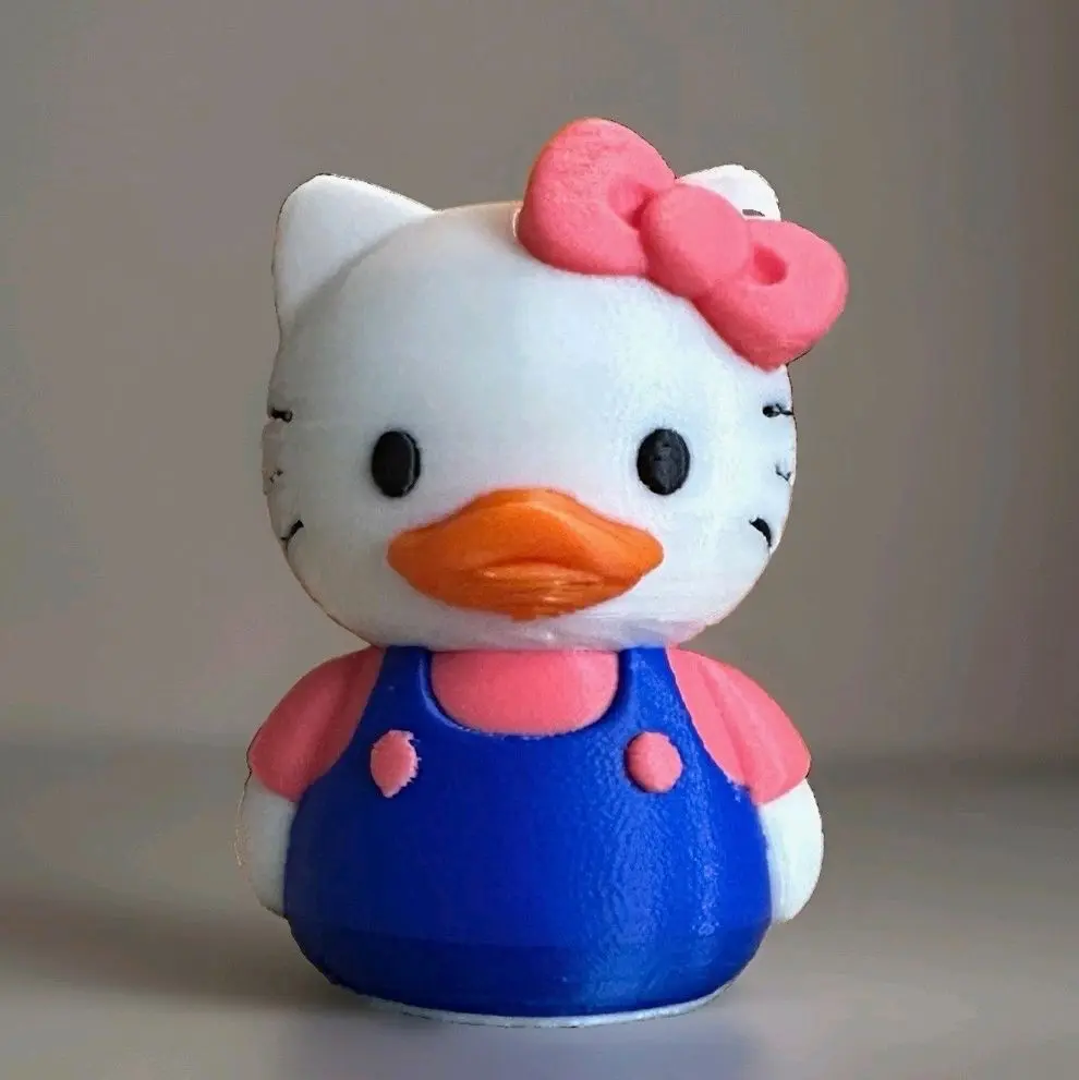 HELLO KITTY 3D PRINTED DUCK COLLECTIBLE
