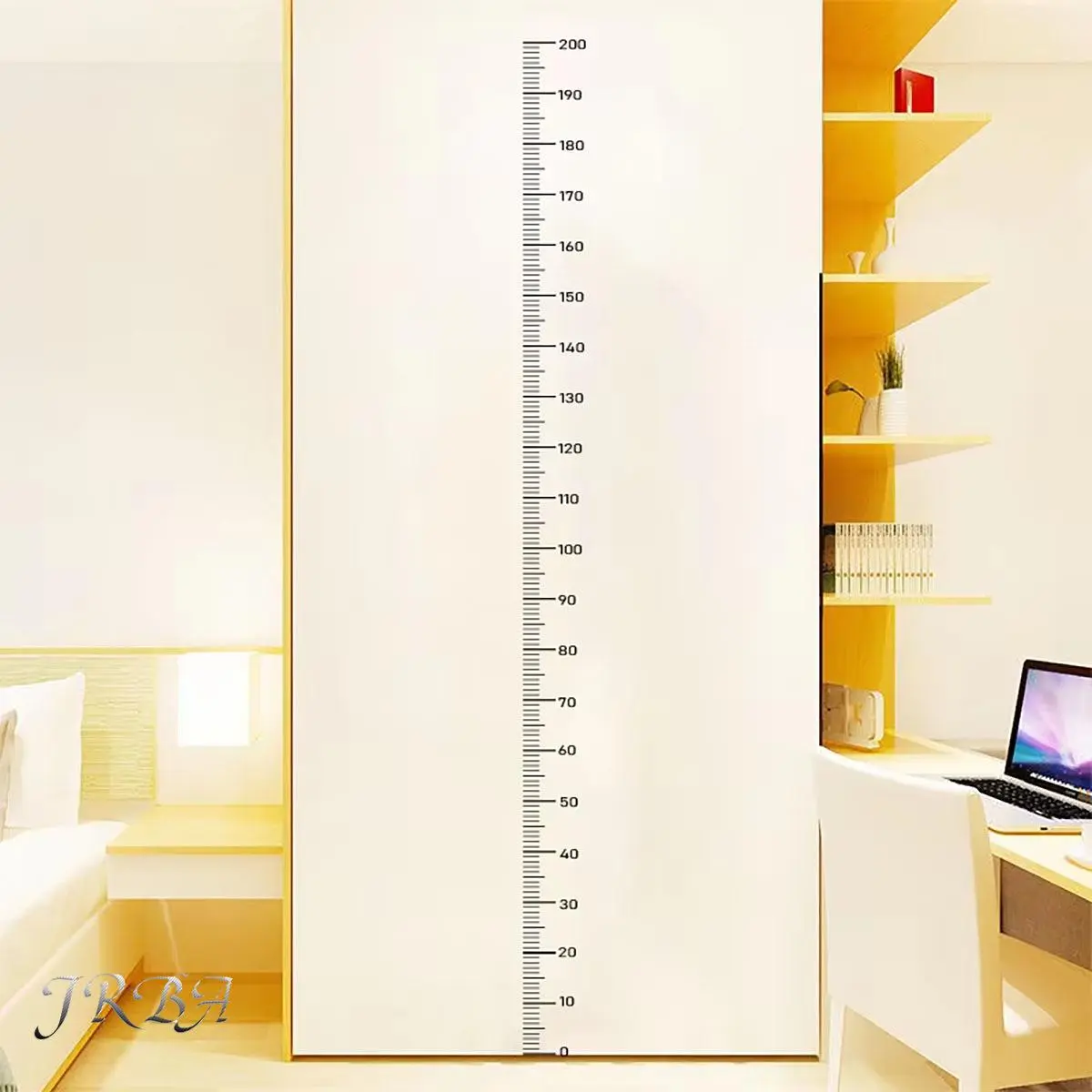 1PC Height Sticker 0-200cm Sticker, Living Room Bedroom, Middle School Student Dormitory Wall Waterproof Self-adhesive Height Pa