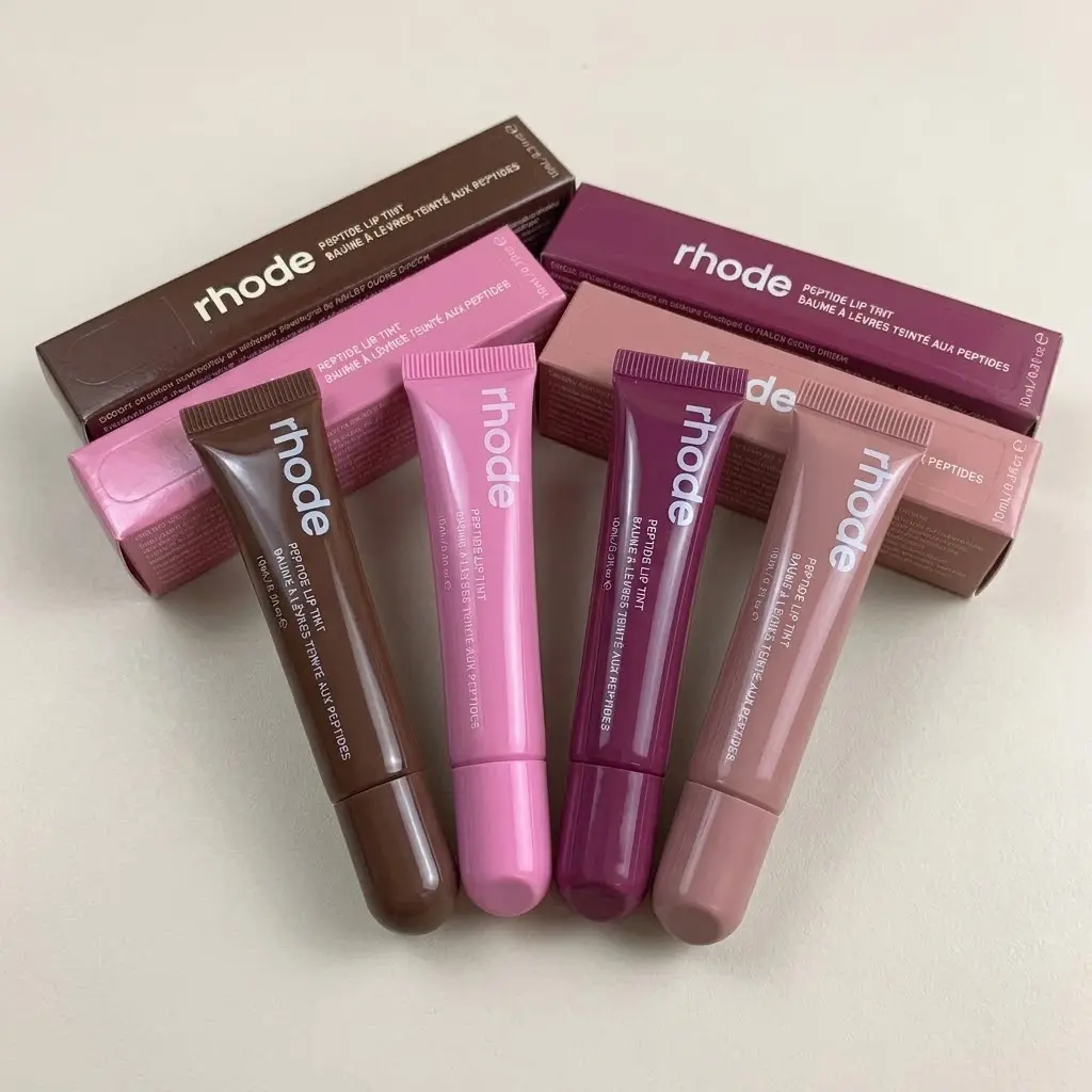 Rhode Peptide Lip Tint 10ml,Hydrating Moisture Tinted Lip Balm,Long-Lasting Natural Gloss Lip Color,Nourishing Daily Lip Makeup for Girls
