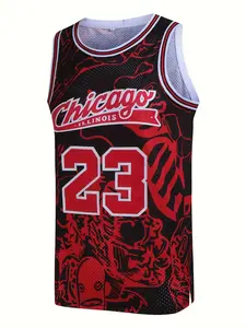 Fashion Embroidered Jersey Mesh Fabric Breathable, Stylish Sports Wear, Comfortable and Ventilated Clothing, Ideal for Active Lifestyle