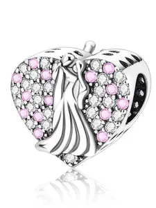 High-Quality Silver-Plated Wedding Beads, DIY Jewelry Making Accessories, Unique Minimalist Design, Perfect for Bracelets and Necklaces