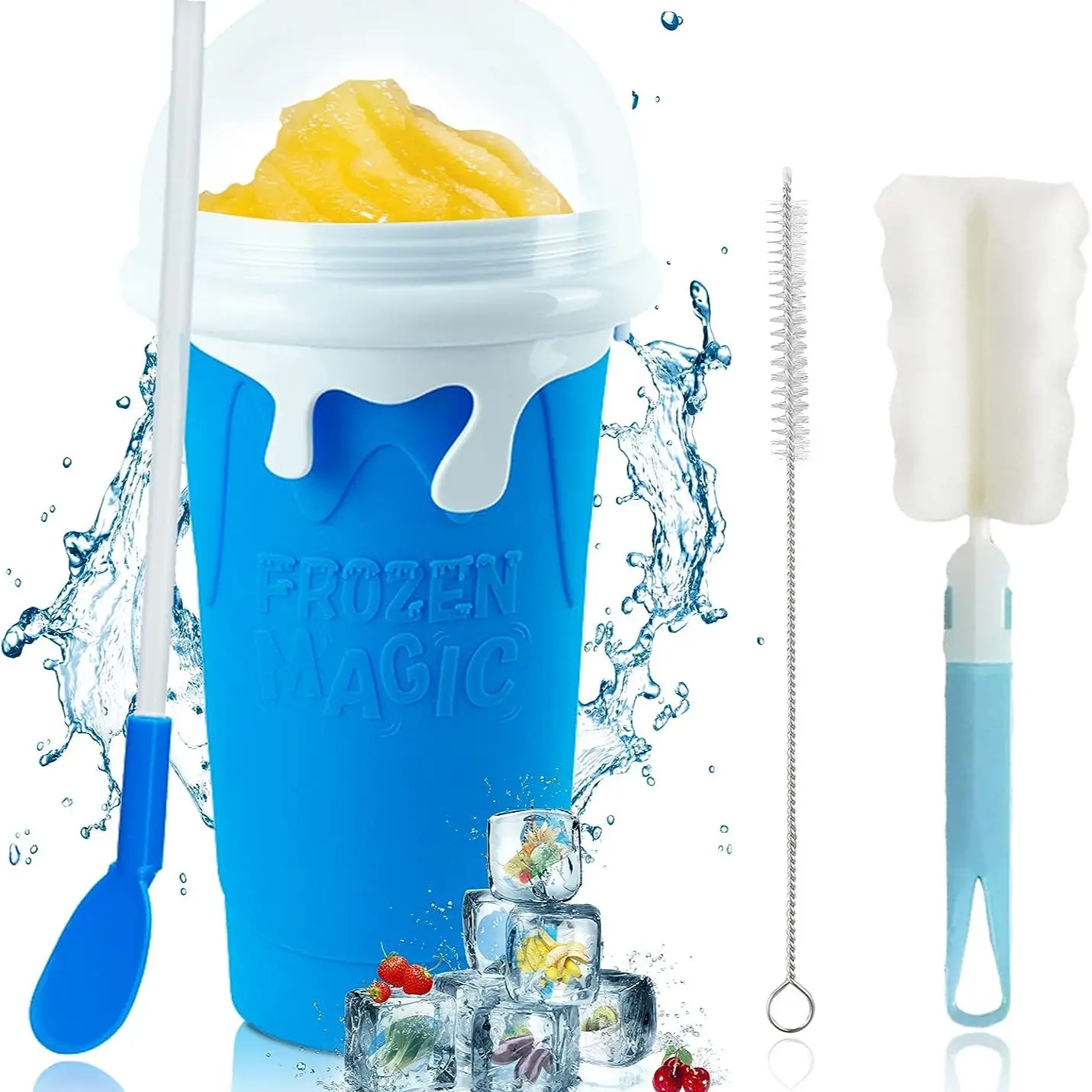 Large Slushy Cup -  Blue (500 ml)