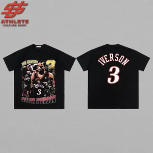  [Youth & Adult] Allen Iverson 'The Answer' 3 For Iverson Fans High-Quality 100% Cotton T-Shirt (Made In US), Sixers Nation Hooper Shirt, Game Day Outfits, Gift For Basketball Fans.