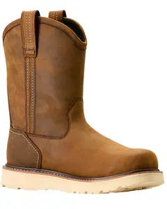 Ariat Men's Men'S 10" Rebar Wedge Pull-On Waterproof Work Boot Soft - 10053612