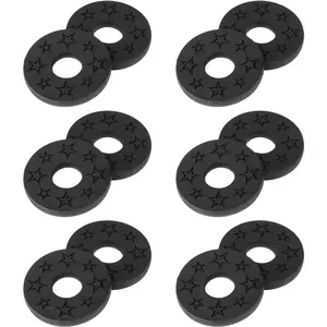 Guitar Strap Locks  Strap Blocks Guitar Protector Black, 6Pair