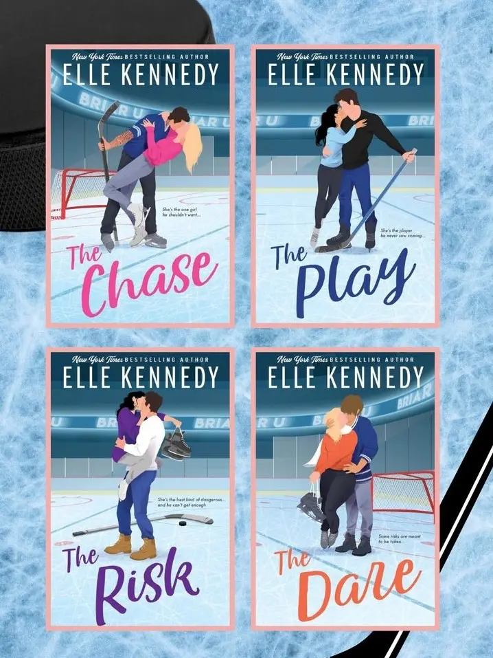 Briar U Series by Elle Kennedy – The Chase, The Risk, The Play & The Dare 4-Book Set, College Hockey Romance Books