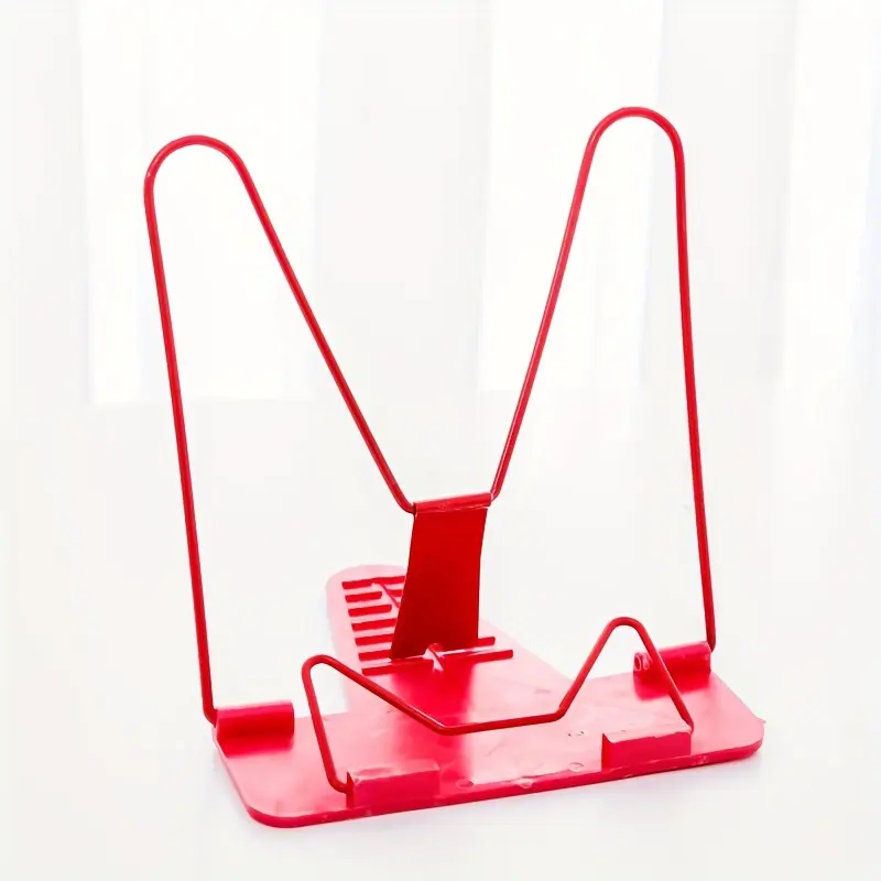 2pcs Adjustable Stainless Steel Collapsible Reading Stand, Multifunctional & Portable Desk Accessory, Ideal for Office & Home, Multiple Colors