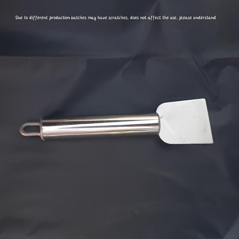 1Pc Stainless Steel Multi-Purpose Cleaning Scraper – Durable Kitchen Tool for Cooktop, Pan & Tile Cleaning – Ideal for Home, Bathroom, Auto & Grills