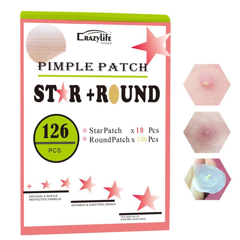 Crazylife Transparent Invisible, Pink Star Acne Patch Skin Repair pimple  patches acne  treatment Gentle Pack