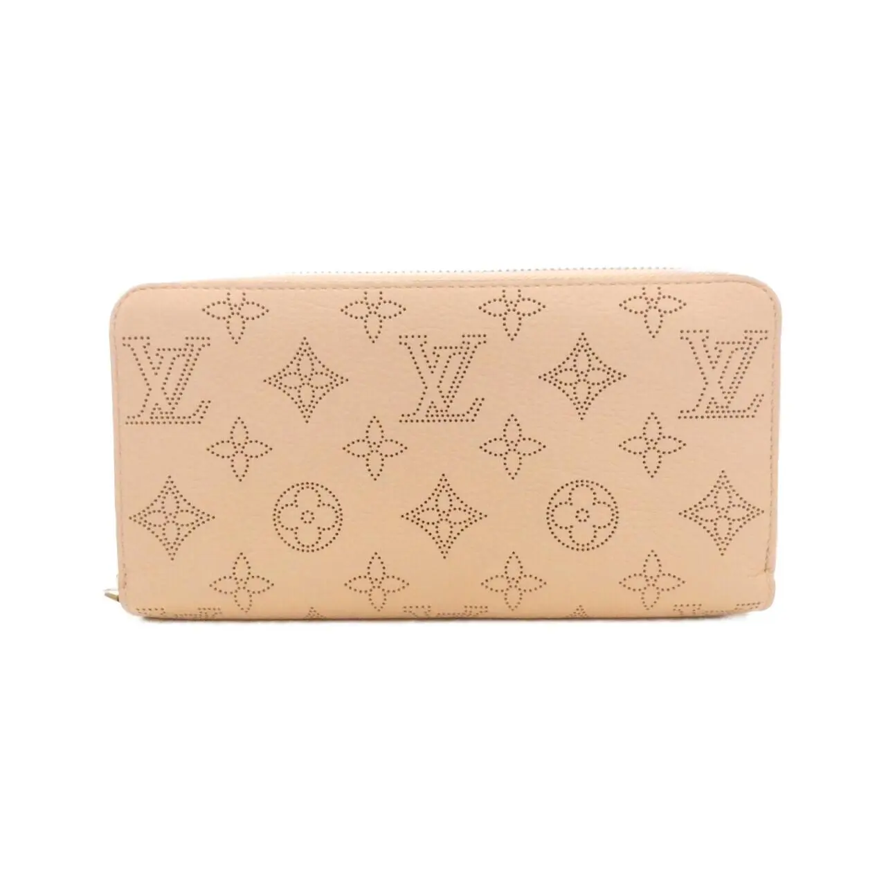 Pre-owned Louis Vuitton Calfskin Small Leather Goods Mahina Calf Long Wallet