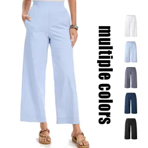 Women's High Waisted Barrel Sweatpants Baggy Wide Leg Drawstring Joggers with Pockets Wide Leg Pants for Women Yoga Pants Stretch Lounge Pants Comfy Workout Athletic Wear Fitness Apparel Outdoorfu