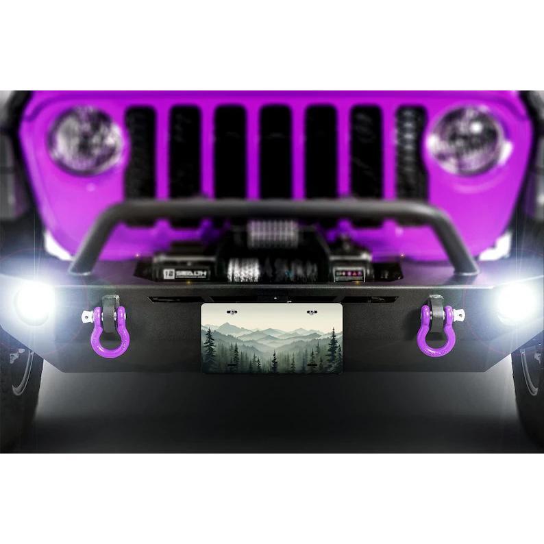 Outdoor Adventure Mountain View License Plate Novelty Tag Custom Car Accessories