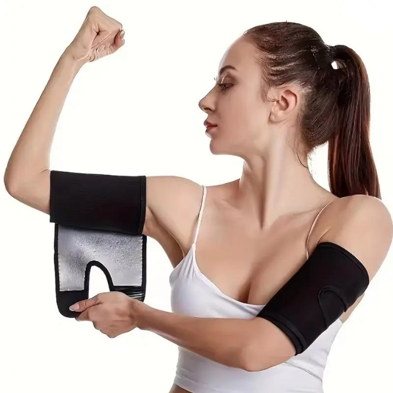 Sauna Sports Arm Sleeves, Neoprene Compression Sweat Arm Trimmer, Arm Slimmer, Arm Shaper, Gym Workout Accessory, Sports & Outdoor Arm Bands, Upper Arm Compression Sleeve, Arm Sleeves Cover