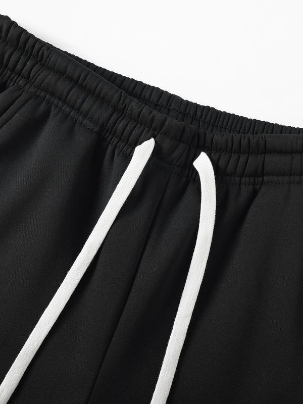 Men’s two-pack solid-color drawstring straight-leg athletic pants; men’s printed drawstring-waist pants suitable for all seasons; casual sports running pants; classic straight-leg pants; versatile everyday fitness long pants for all seasons Men’s two-pack solid-color drawstring straight-leg athletic pants; men’s printed drawstring-waist pants suitable for all seasons; casual sports running pants; classic straight-leg pants; versatile everyday fitness long pants for all seasons