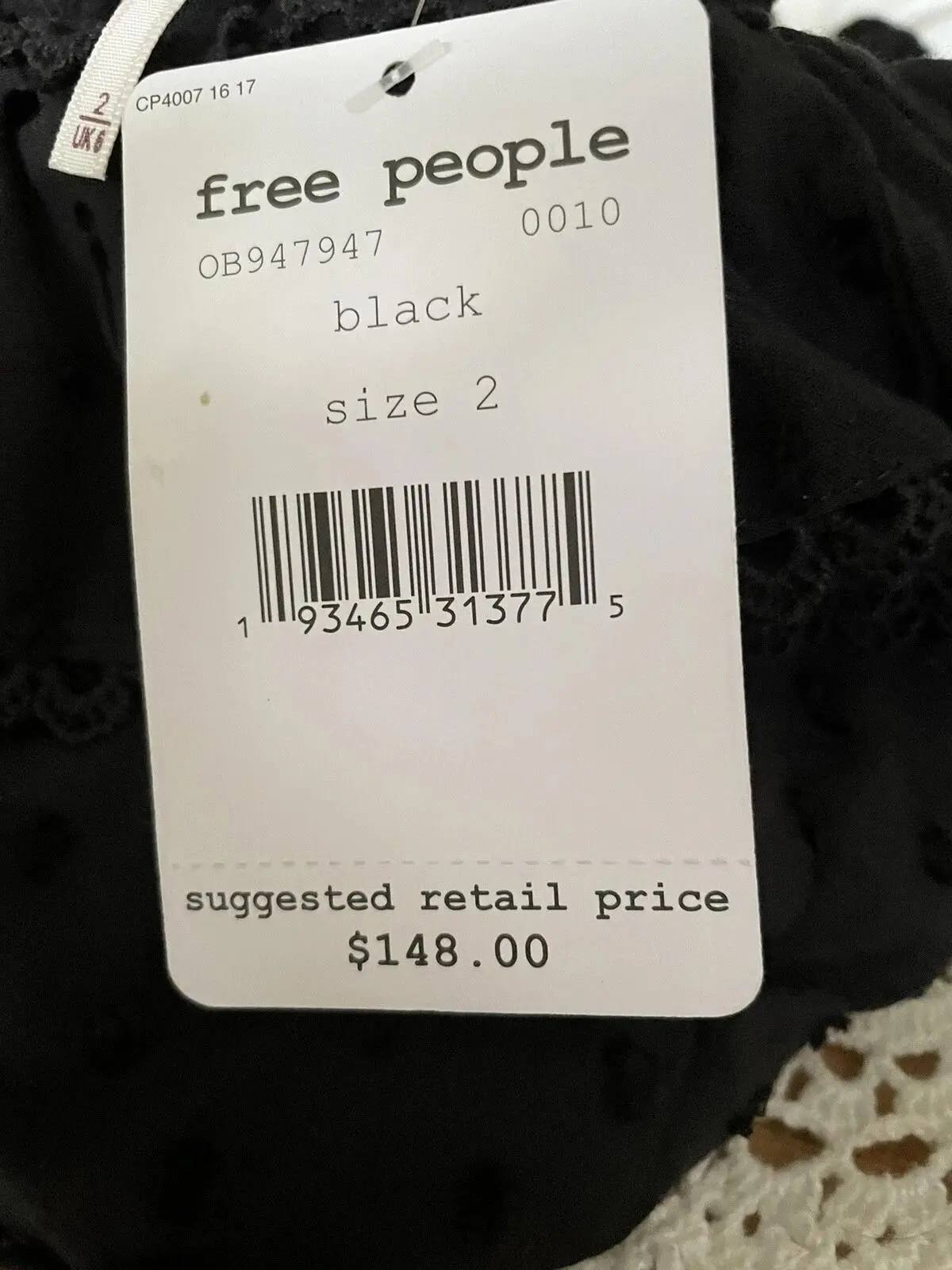 NEW Free People Black Cruel Intentions Mini Dress Size 2 - TikTok Shop