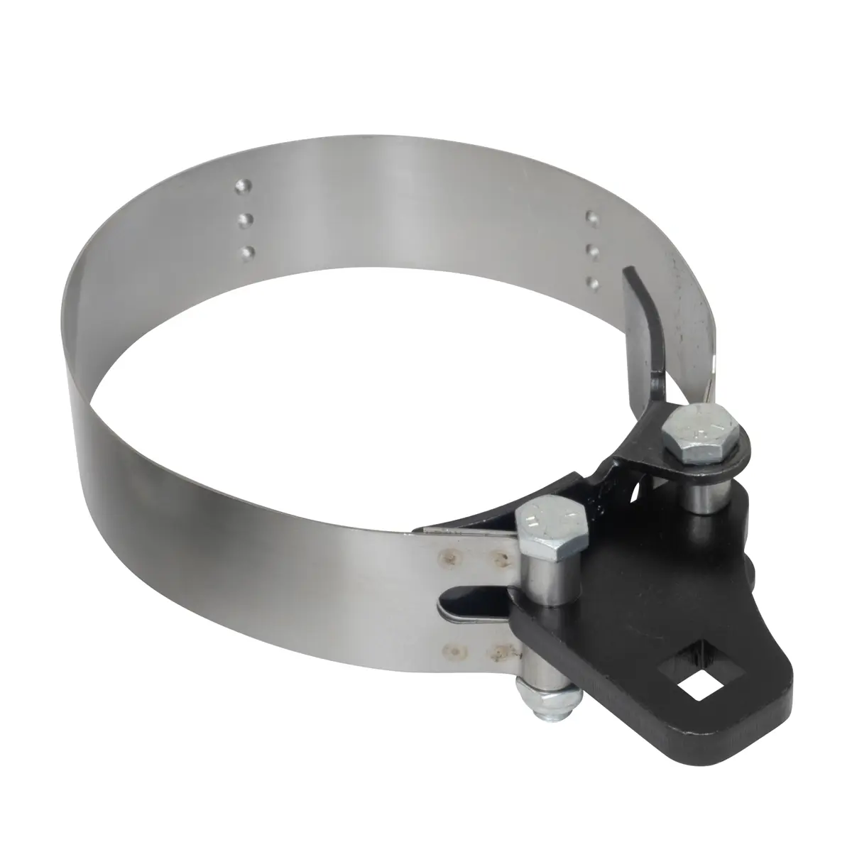 Lisle LIS53430 Stainless Steel Heavy-Duty Band Wrench - 5 in. Size, 1.5 in. Band, Compatible with Square Drives