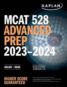 USED-MCAT 528 Advanced Prep 2023-2024: Online + Book by Kaplan Test Prep (Paperback)