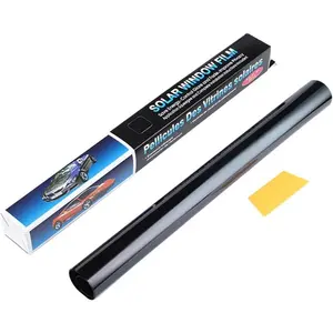 Transparent Vehicle Window Tint Barrier Film 99% Ray Blocking Sun Heat Reduction Privacy Shield Heavy Duty Sun Shade Film