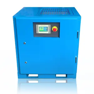 10HP 7.5KW Variable Speed Frequency Rotary Screw Air Compressor 39CFM@120PSI/230V/60Hz/3-Phase, Stationary Industrial Air Compressor