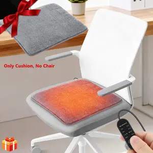 USB Electric Heated Seat Cushion, 4 Temperature Settings, Adjustable Heating, Winter Car Seat Heater Pad, Smart Timer, Soft Skin-Friendly, Washable, Office Travel Home Use