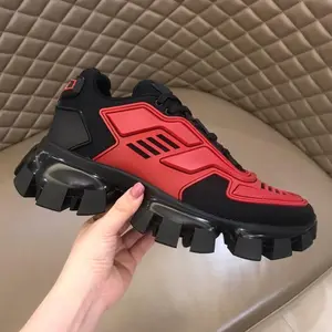 2026 trendy runway shoes Couples' Mesh surface chunky lofers size 35-46 High Street designer Thick Sole Breathable Shoes for men and women