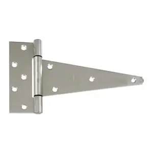 National Hardware 5001883 10 in. Heavy Duty T Hinge - Stainless Steel