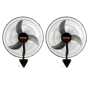 VEVOR 14 Inch Industrial Wall Mount Fan, High Velocity 2473 CFM Outdoor Fan with 3 Speeds, Waterproof IP44 Garage Wall Fan with Aluminum Blades for Workshop, Warehouse, GreenhouseVEVOR Super Brand Day
