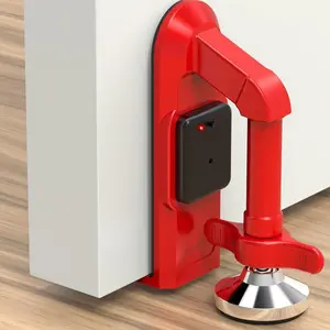 Portable Alarm Door Stopper, Portable Door Jammer, Travel Anti Theft Door Blocker, No Drill Door Stoppers Security for Home, Apartment, Office, Hotel, Travel, Portable Door Lock for Women, Children