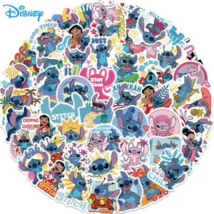 Disney Stitch Stickers - 50 Waterproof Cartoon Decal Stickers for Kids and Teens