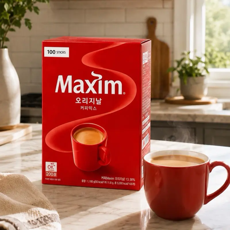 Maxim Ground Original Korean Coffee - 100 sticks Maxim Ground Original Korean Coffee - 100 sticks