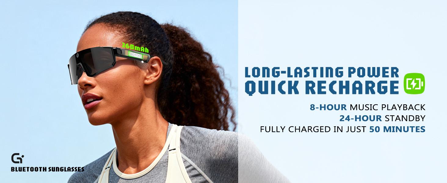 2026 AI Smart Glasses with 4K HD Camera for Men，Sport AI Camera with EIS+Gyro Stabilization, Polarized Lenses for Cycling, Dual-Mic Noise Cancelling, IP66 Weatherproof, 4GB RAM, AI Glasses with Chat GPT