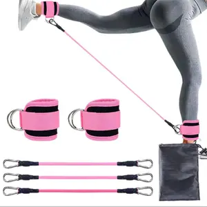 Adjustable Ankle Resistance Bands - Thickened Ankle Straps for Glute Training, Leg and Hip Toning Workout, Portable for Home Use, Ideal Christmas Valentine's Mother's Day Gift, Accessories.
