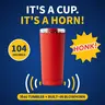 The LoudCup Company Classic 16oz 2-in-1 Tumbler-Blowhorn Cup, Sports & Outdoor Insulated Water Bottle Drinkware For Sport Events