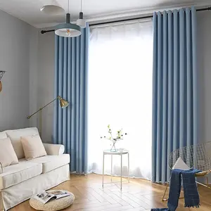 2pcs Navy Style Blackout Curtains, Bedroom Eyelet Insulation Anti-Glare Window, Energy Efficient Window Decor, Home Decoration