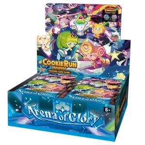 CookieRun Braverse TCG: Arena of Glory Booster Box 28 Pack Box 9 Card Packs with 326 Cards Including 153 Commons & 90 Uncommons for Collectors and Strategists
