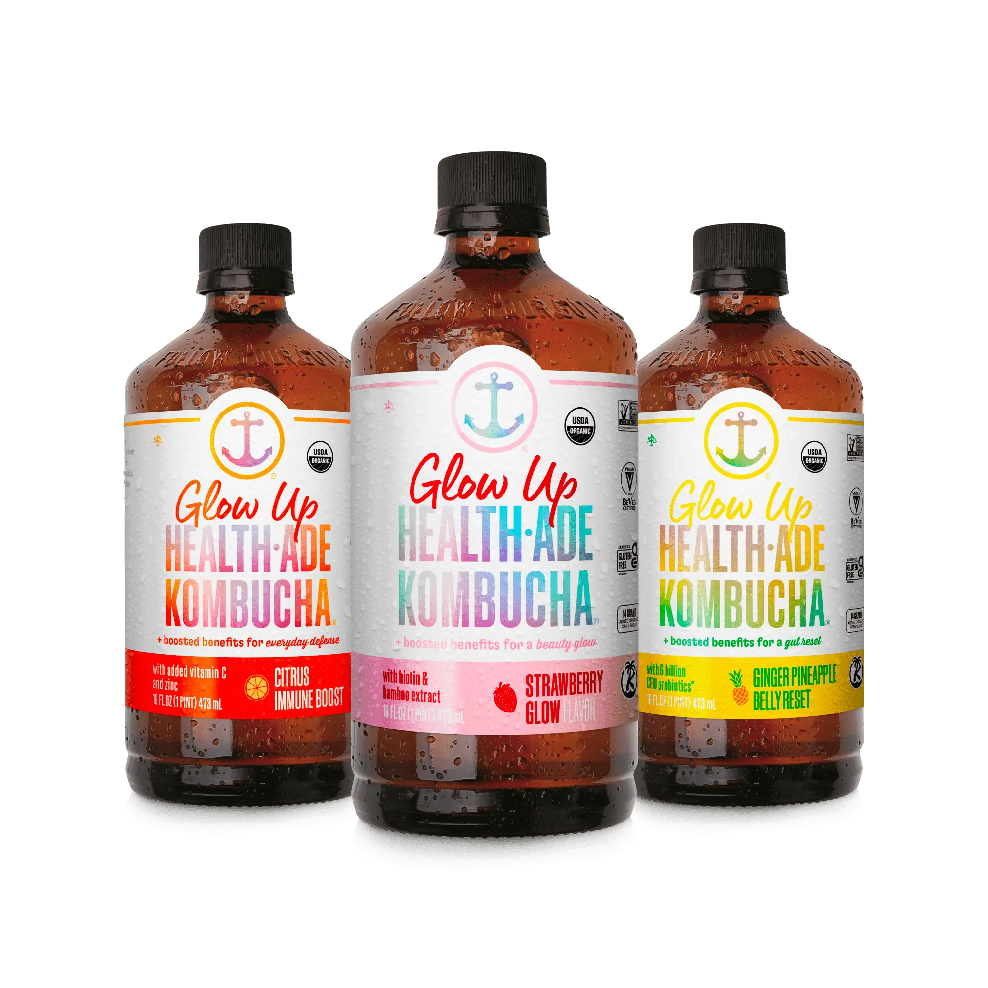Glow Up Kombucha Variety Pack Glow Up Kombucha Variety Pack