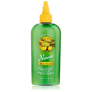 Fantasia IC Tea Tree Naturals Leave-In Scalp Serum 4 oz – Tea Tree Oil Scalp Treatment, Moisture Support for Dry Scalp & Flake Control