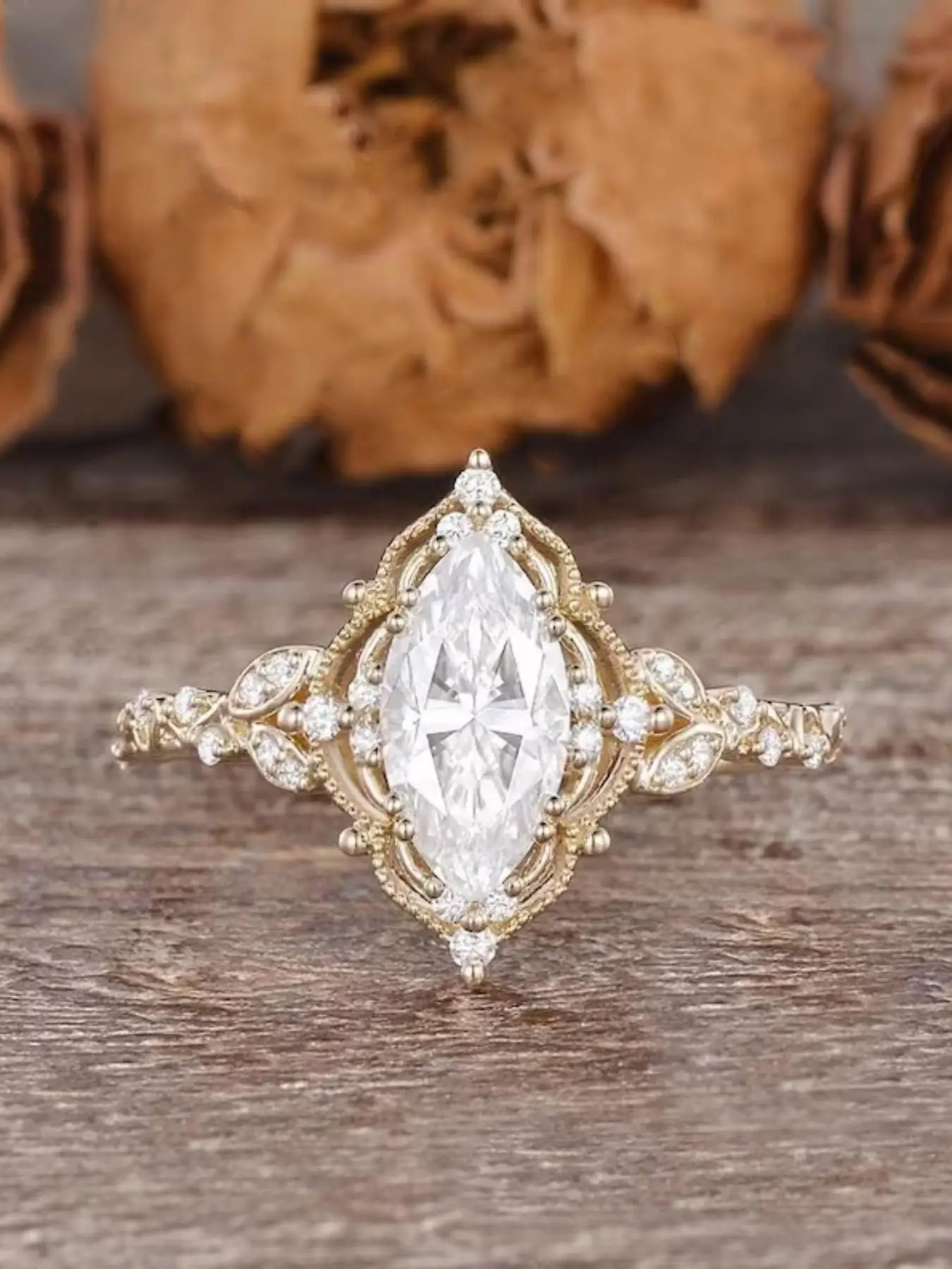 Vintage Exquisite Artificial Gemstone Ring, Fashion Promise Ring for Women, Elegant Engagement Ring for Party, Daily Decor, Trendy All-match & Exquisi