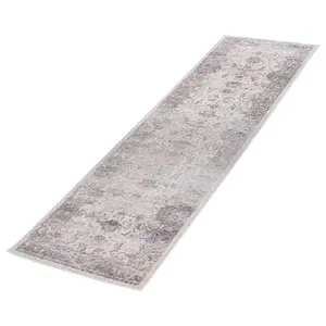 Payas Brown-Beige Runner Rug Size 2'2'' x 8'