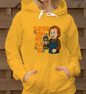 Halloween Chucky Energy Drink Tee – Playtime Needs My Alani Shirt for Horror Fans